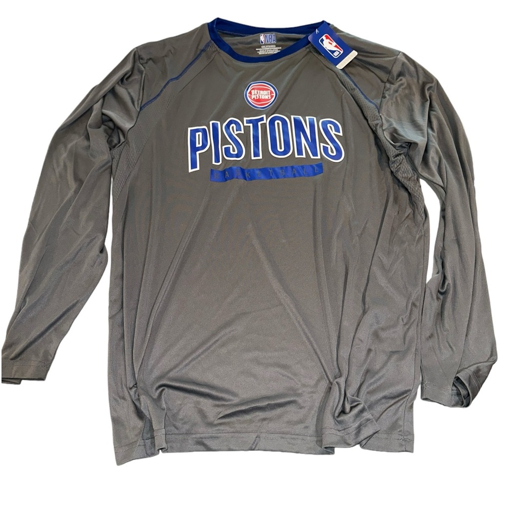 🌹NBA Pistons long sleeve‎ men’s 2xl shirt NWT